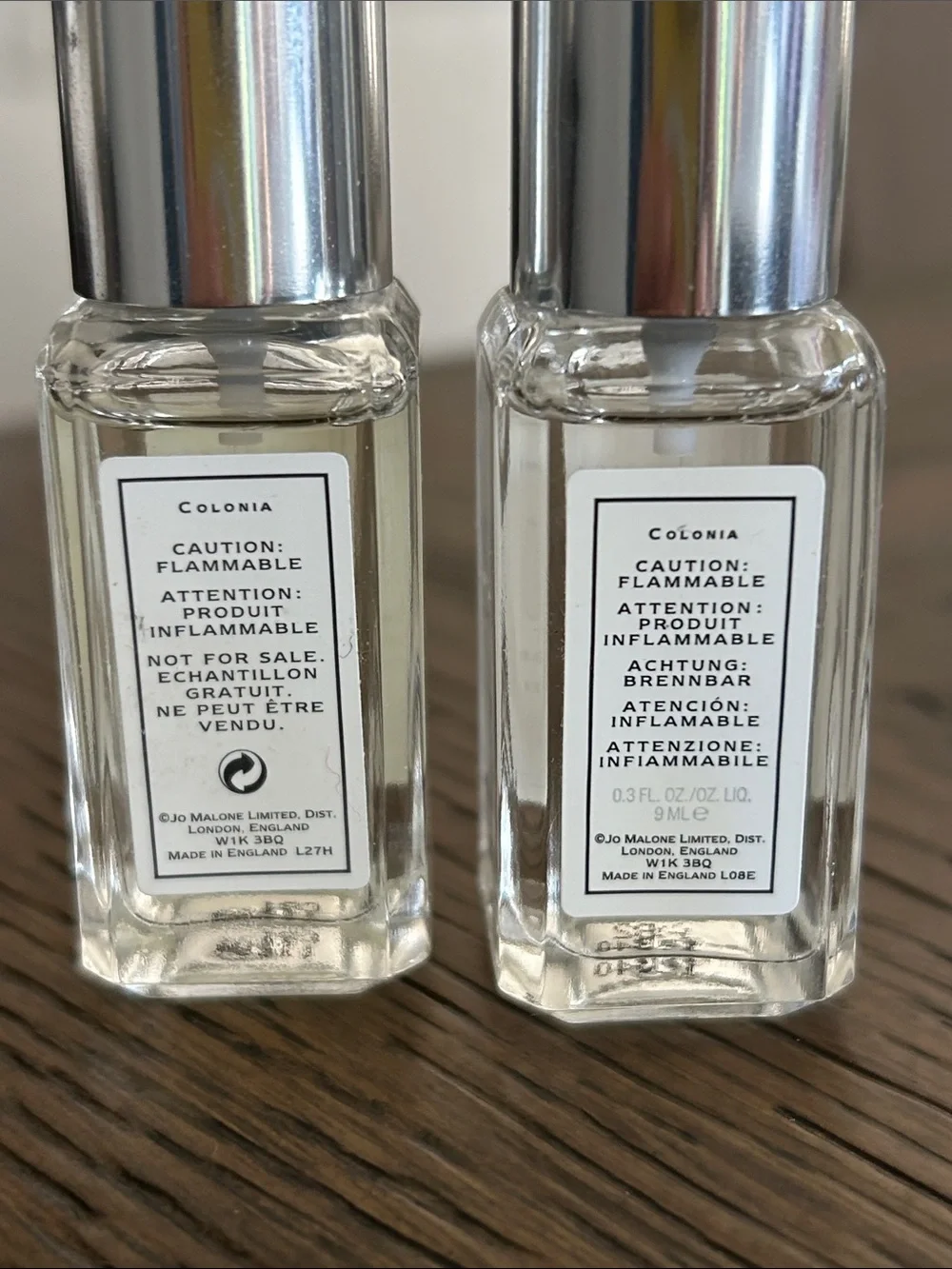 Jo Malone Travel colognes